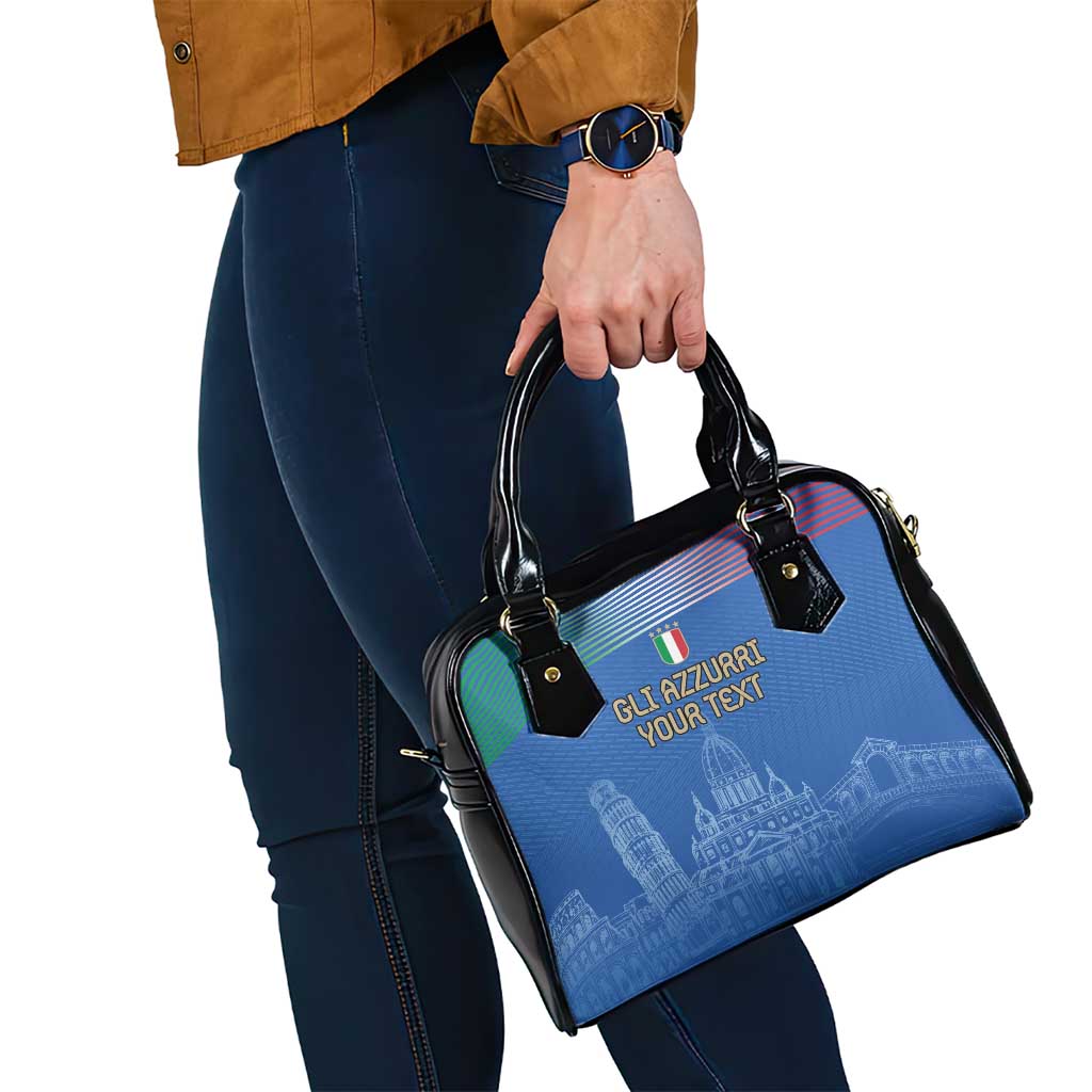 Custom Italy Football Shoulder Handbag Special Pisa Tower