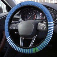 Italy Football Steering Wheel Cover Special Pisa Tower - Wonder Print Shop