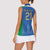 Custom Italy Football Women Sleeveless Polo Shirt Special Pisa Tower - Wonder Print Shop