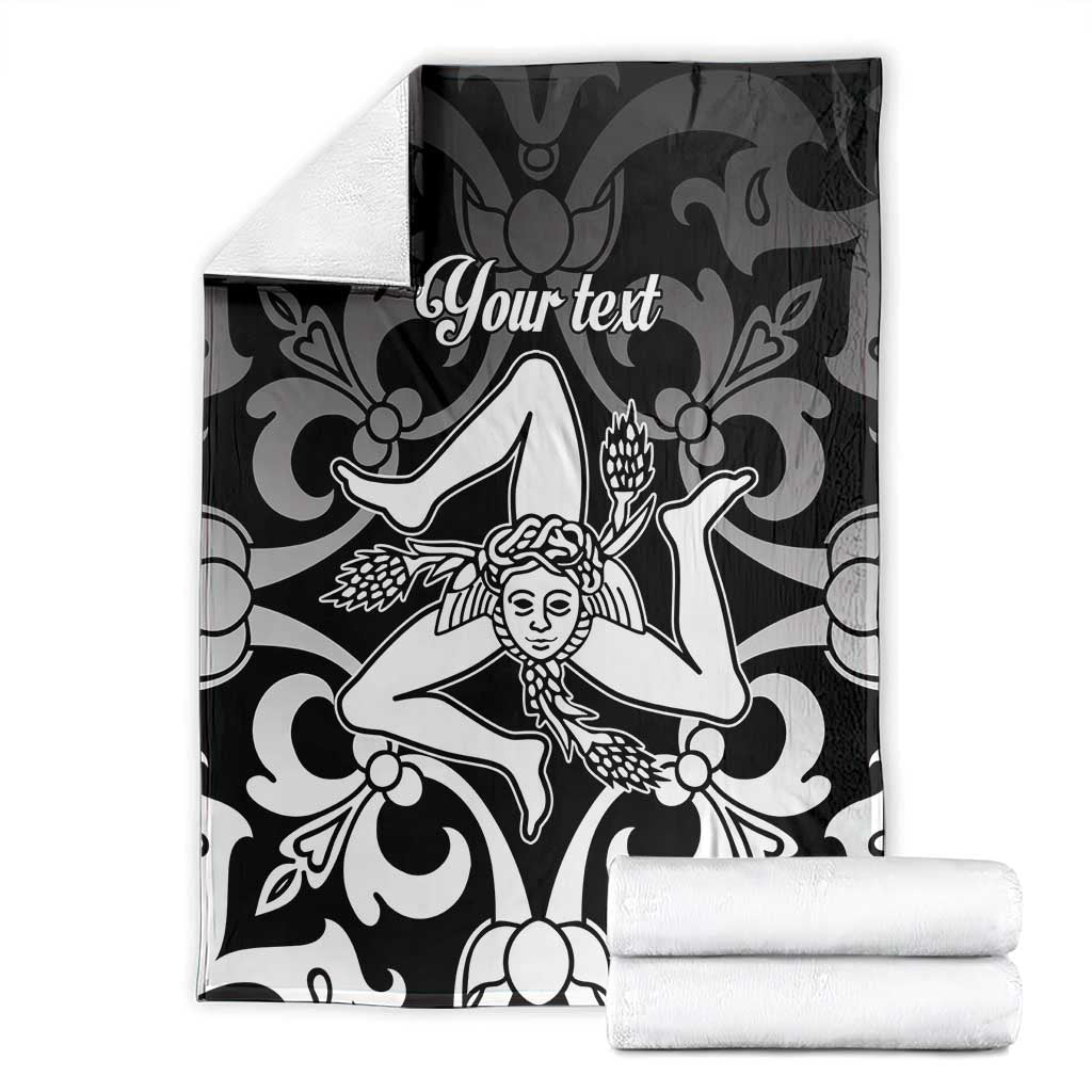 Personalized Italy Trinacria Sicily Blanket