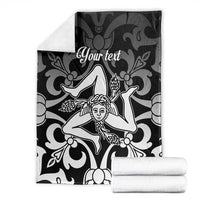 Personalized Italy Trinacria Sicily Blanket