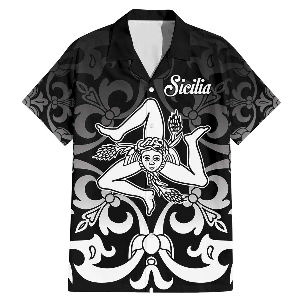 Personalized Italy Trinacria Sicily Family Matching Mermaid Dress and Hawaiian Shirt LT9 - Wonder Print Shop