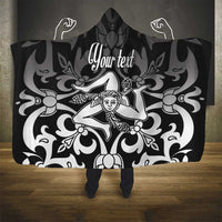 Personalized Italy Trinacria Sicily Hooded Blanket