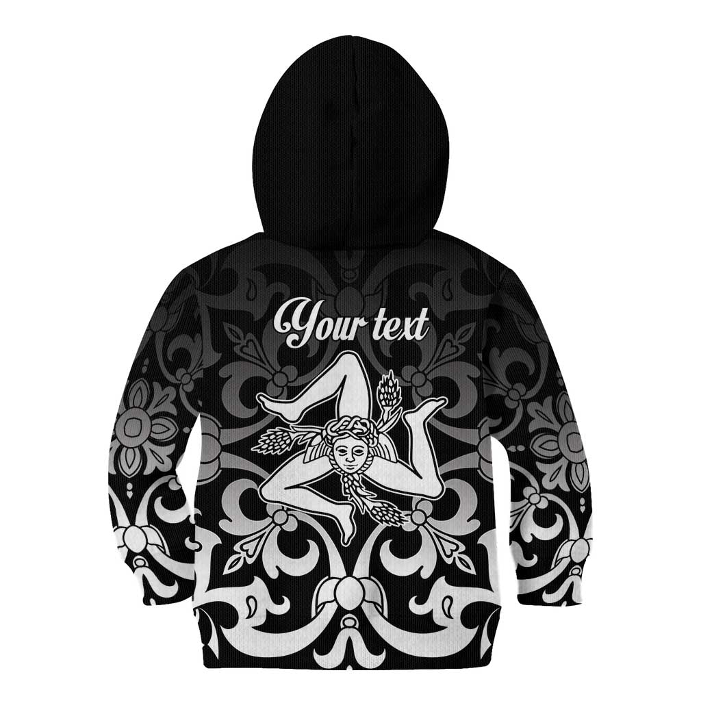 Personalized Italy Trinacria Sicily Kid Hoodie - Wonder Print Shop