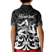 Personalized Italy Trinacria Sicily Kid Polo Shirt - Wonder Print Shop