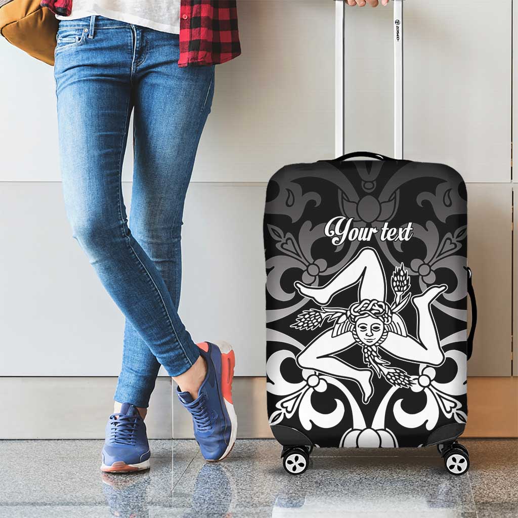 Personalized Italy Trinacria Sicily Luggage Cover - Wonder Print Shop