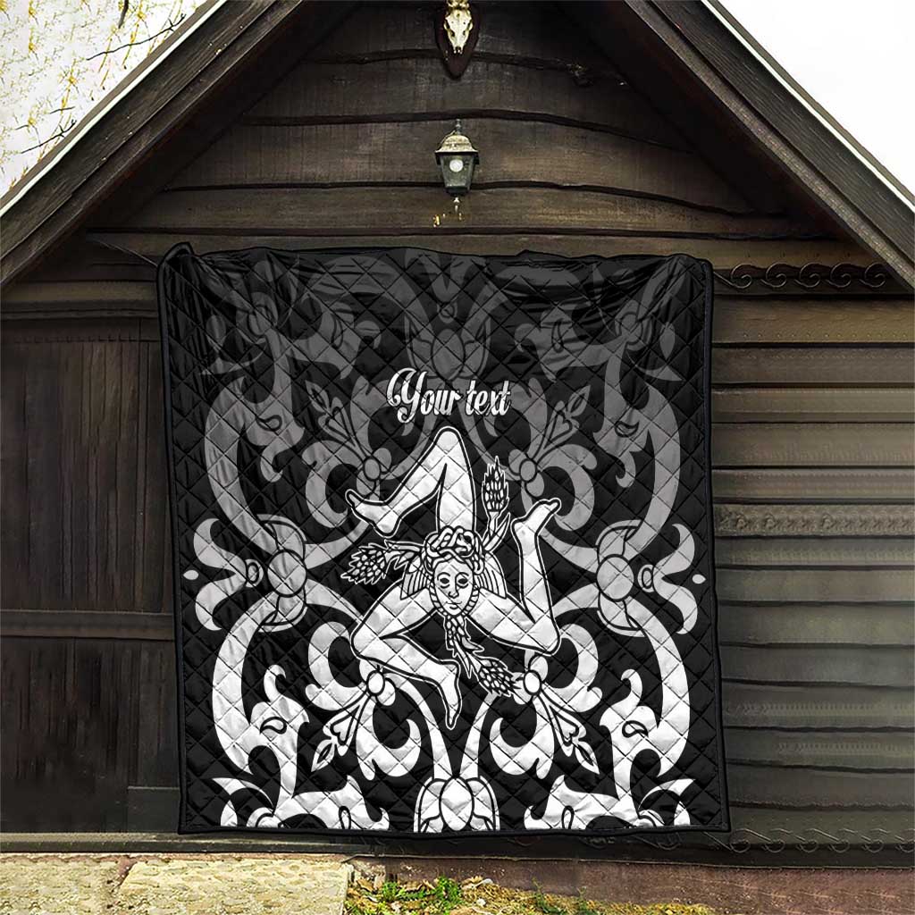 Personalized Italy Trinacria Sicily Quilt - Wonder Print Shop