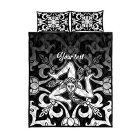 Personalized Italy Trinacria Sicily Quilt Bed Set - Wonder Print Shop