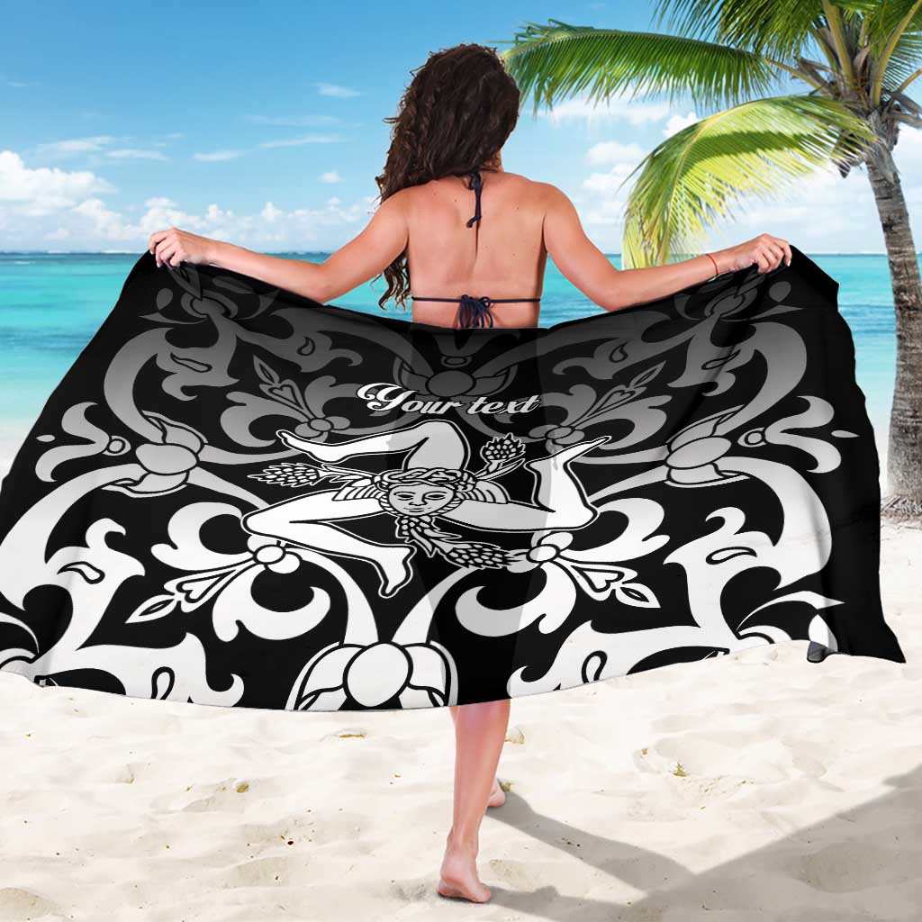 Personalized Italy Trinacria Sicily Sarong - Wonder Print Shop