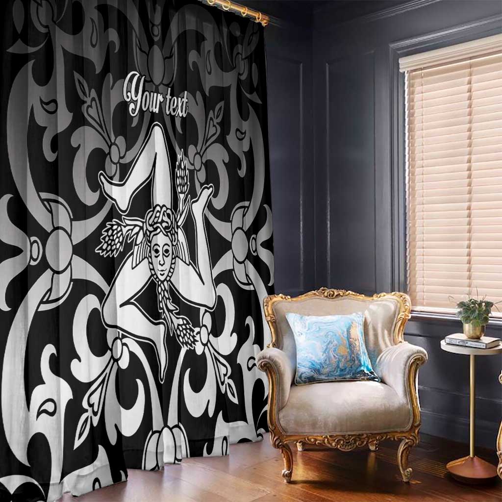 Personalized Italy Trinacria Sicily Window Curtain - Wonder Print Shop