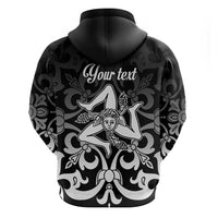 Personalized Italy Trinacria Sicily Zip Hoodie - Wonder Print Shop