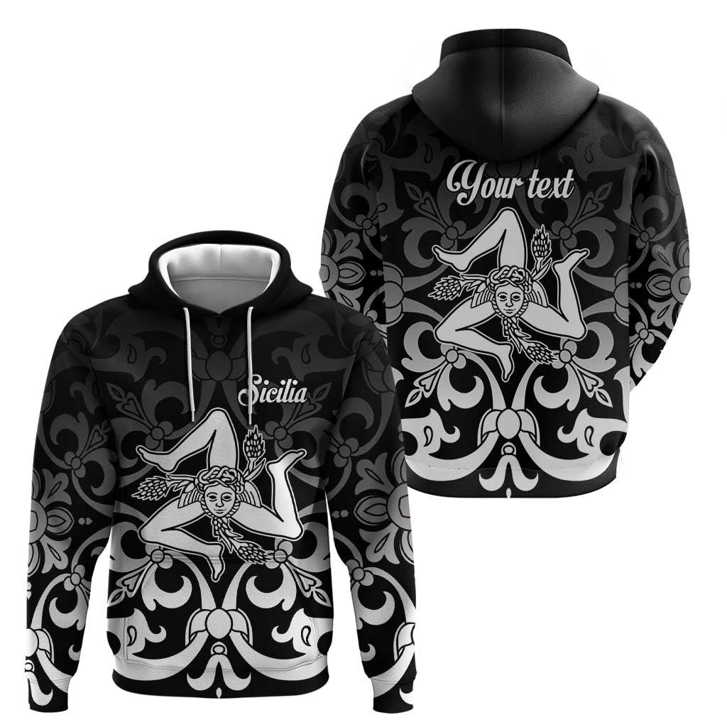 Personalized Italy Trinacria Sicily Zip Hoodie - Wonder Print Shop