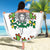 Sicilian Triskelion Beach Blanket with Cactus and Lemons LT9 - Wonder Print Shop