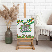 Sicilian Triskelion Canvas Wall Art with Cactus and Lemons LT9 - Wonder Print Shop