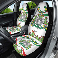 Sicilian Triskelion Car Seat Cover with Cactus and Lemons LT9 - Wonder Print Shop