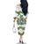 Sicilian Triskelion Family Matching Off The Shoulder Long Sleeve Dress and Hawaiian Shirt with Cactus and Lemons - Wonder Print Shop