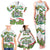 Sicilian Triskelion Family Matching Tank Maxi Dress and Hawaiian Shirt with Cactus and Lemons - Wonder Print Shop