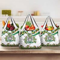 Sicilian Triskelion Grocery Bag with Cactus and Lemons