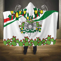 Sicilian Triskelion Hooded Blanket with Cactus and Lemons