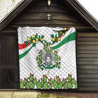 Sicilian Triskelion Quilt with Cactus and Lemons - Wonder Print Shop
