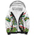 Sicilian Triskelion Sherpa Hoodie with Cactus and Lemons - Wonder Print Shop