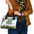 Sicilian Triskelion Shoulder Handbag with Cactus and Lemons