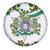 Sicilian Triskelion Spare Tire Cover with Cactus and Lemons - Wonder Print Shop