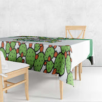 Sicilian Triskelion Tablecloth with Cactus and Lemons - Wonder Print Shop