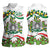 Sicilian Triskelion Women Sleeveless Polo Shirt with Cactus and Lemons - Wonder Print Shop