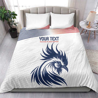 Custom France Football Bedding Set Les Bleus Rooster Sporty Style LT9 - Wonder Print Shop