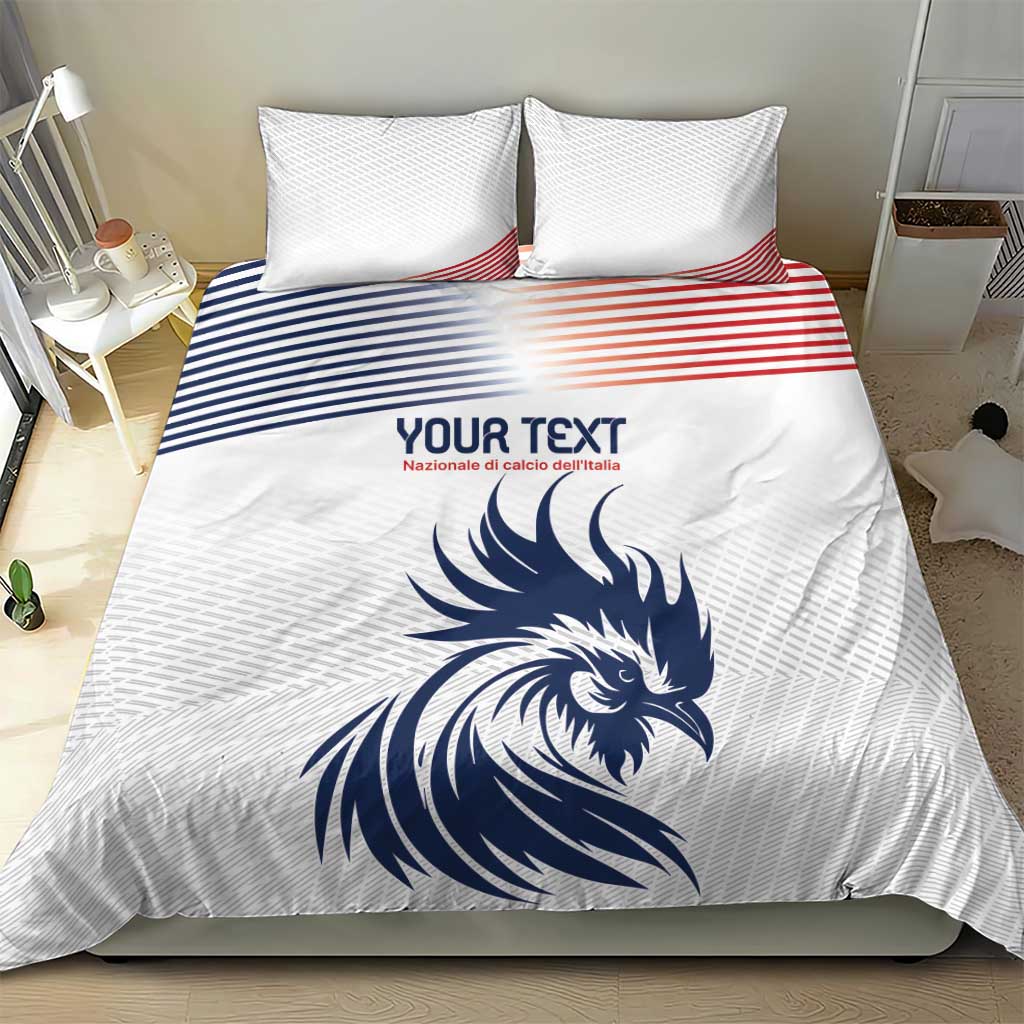 Custom France Football Bedding Set Les Bleus Rooster Sporty Style LT9 - Wonder Print Shop
