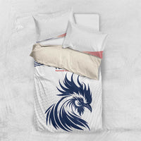 Custom France Football Bedding Set Les Bleus Rooster Sporty Style LT9 - Wonder Print Shop
