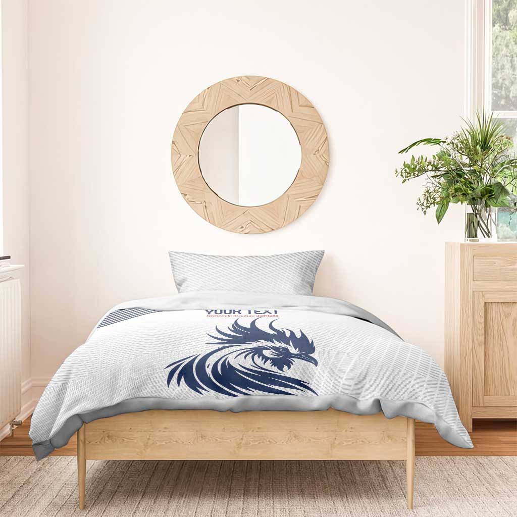 Custom France Football Bedding Set Les Bleus Rooster Sporty Style LT9 - Wonder Print Shop