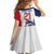 Custom France Football Kid Short Sleeve Dress Les Bleus Rooster Sporty Style - Wonder Print Shop