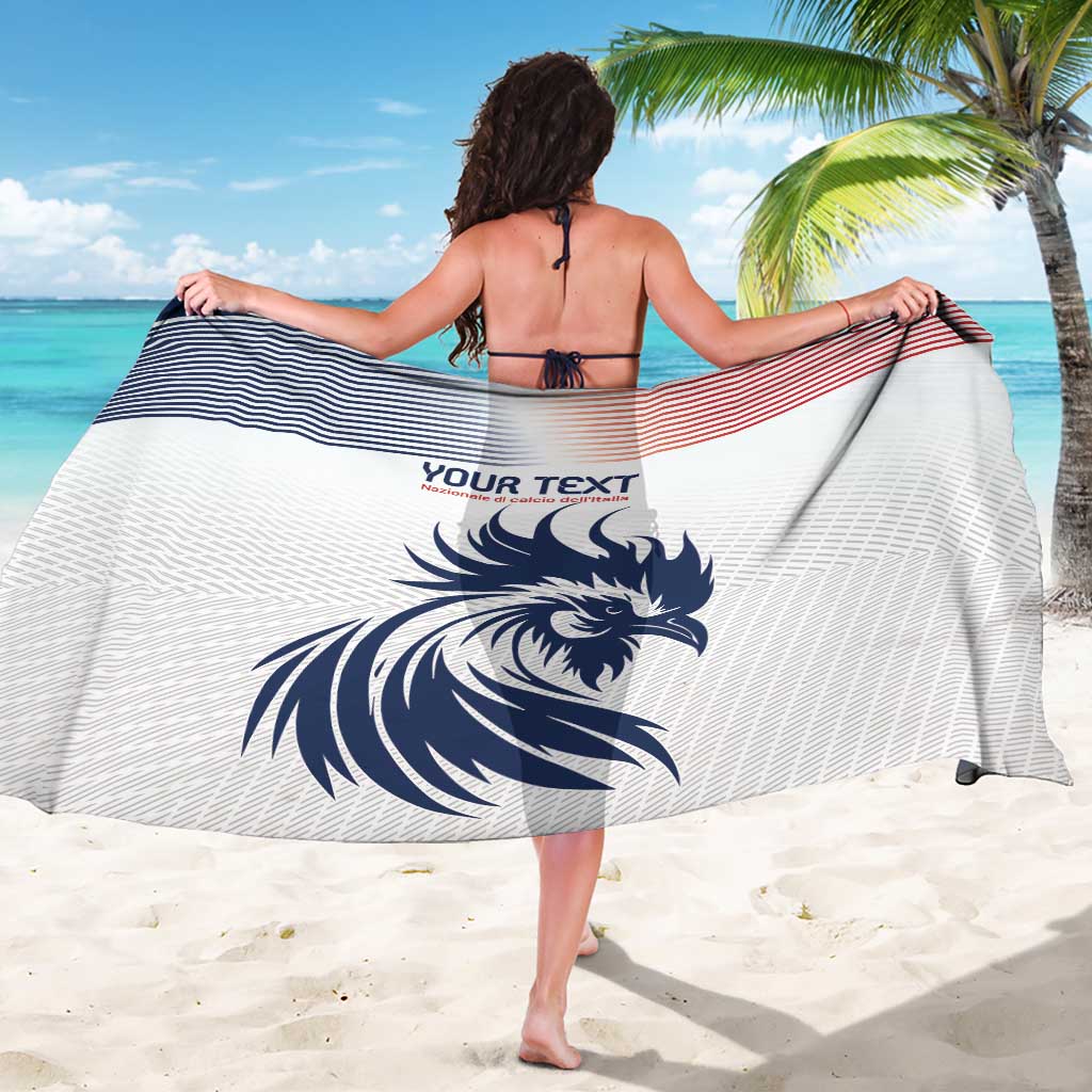 Custom France Football Sarong Les Bleus Rooster Sporty Style - Wonder Print Shop