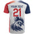 Custom France Football T Shirt Les Bleus Rooster Sporty Style - Wonder Print Shop