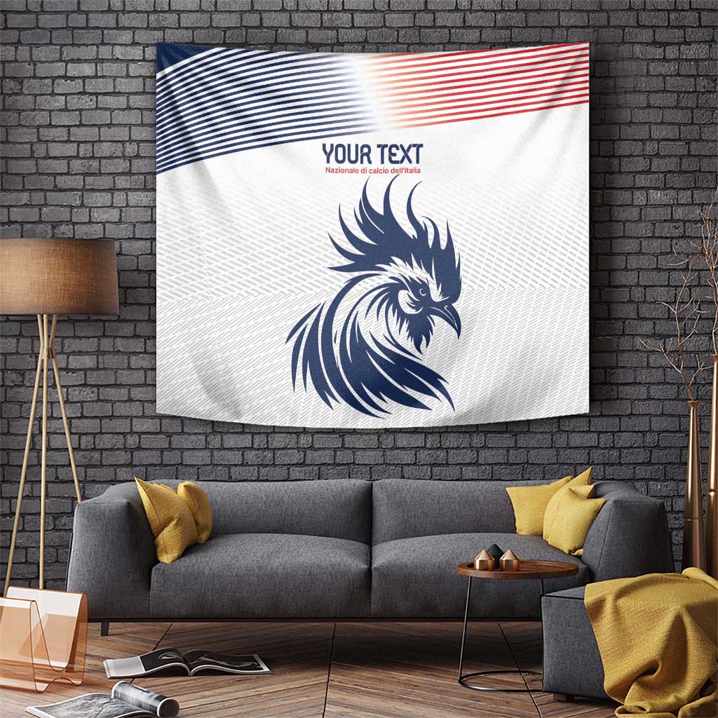 Custom France Football Tapestry Les Bleus Rooster Sporty Style - Wonder Print Shop