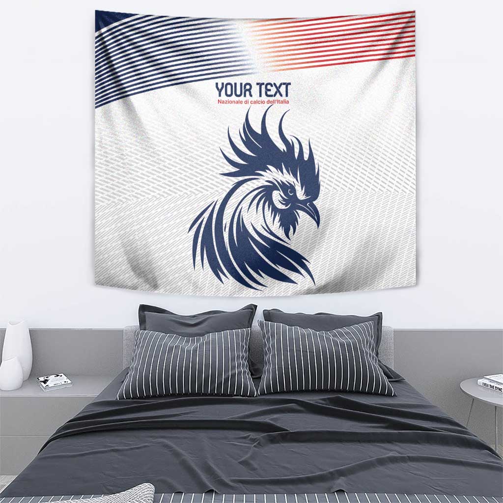 Custom France Football Tapestry Les Bleus Rooster Sporty Style - Wonder Print Shop