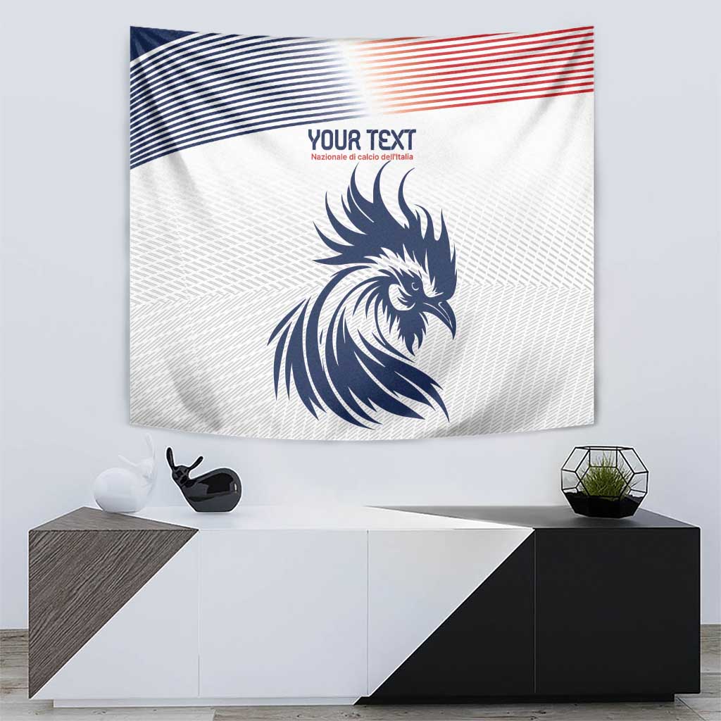 Custom France Football Tapestry Les Bleus Rooster Sporty Style - Wonder Print Shop