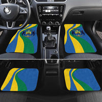 Personalized Gabon Independence Day 1960 Car Mats Gabonaise Coat of Arms - Wonder Print Shop