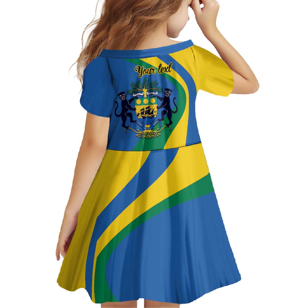 Personalized Gabon Independence Day 1960 Family Matching Summer Maxi Dress and Hawaiian Shirt Gabonaise Coat of Arms - Wonder Print Shop