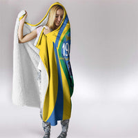Personalized Gabon Independence Day 1960 Hooded Blanket Gabonaise Coat of Arms - Wonder Print Shop