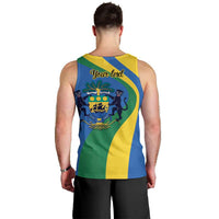 Personalized Gabon Independence Day 1960 Men Tank Top Gabonaise Coat of Arms - Wonder Print Shop