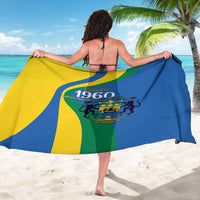 Personalized Gabon Independence Day 1960 Sarong Gabonaise Coat of Arms - Wonder Print Shop