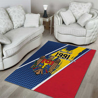 Personalized Moldova Independence Day 1991 Area Rug One People One Nation - Wonder Print Shop
