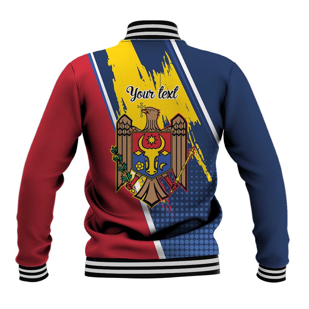Personalized Moldova Independence Day 1991 Baseball Jacket One People One Nation - Wonder Print Shop