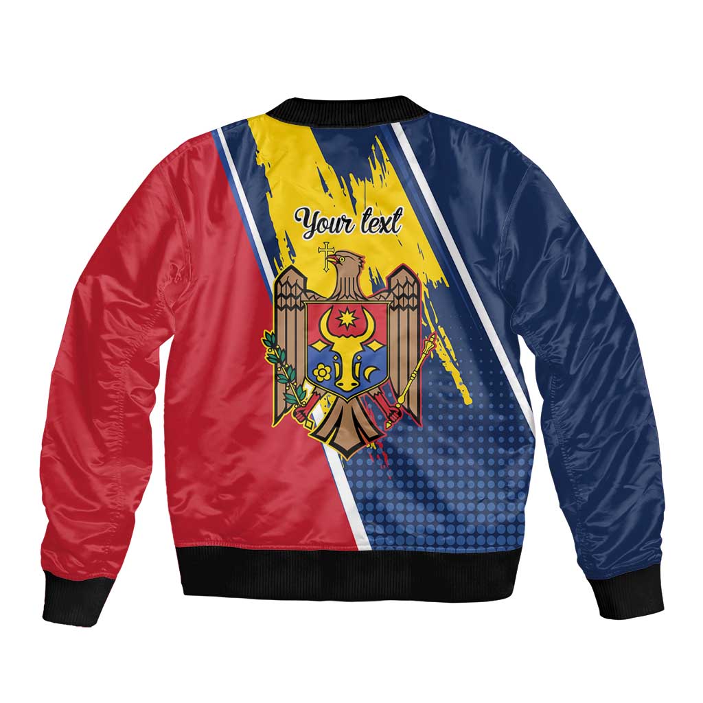 Personalized Moldova Independence Day 1991 Bomber Jacket One People One Nation - Wonder Print Shop
