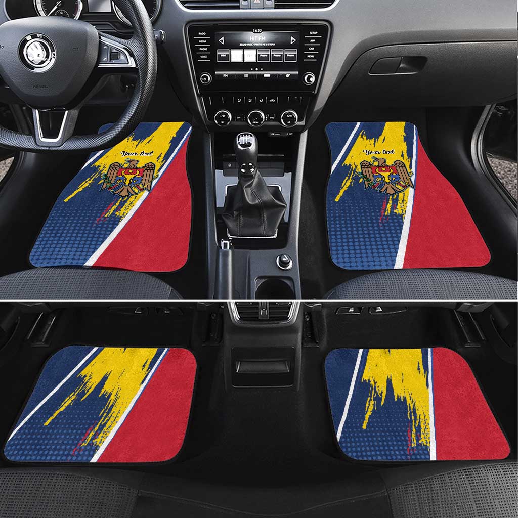 Personalized Moldova Independence Day 1991 Car Mats One People One Nation - Wonder Print Shop