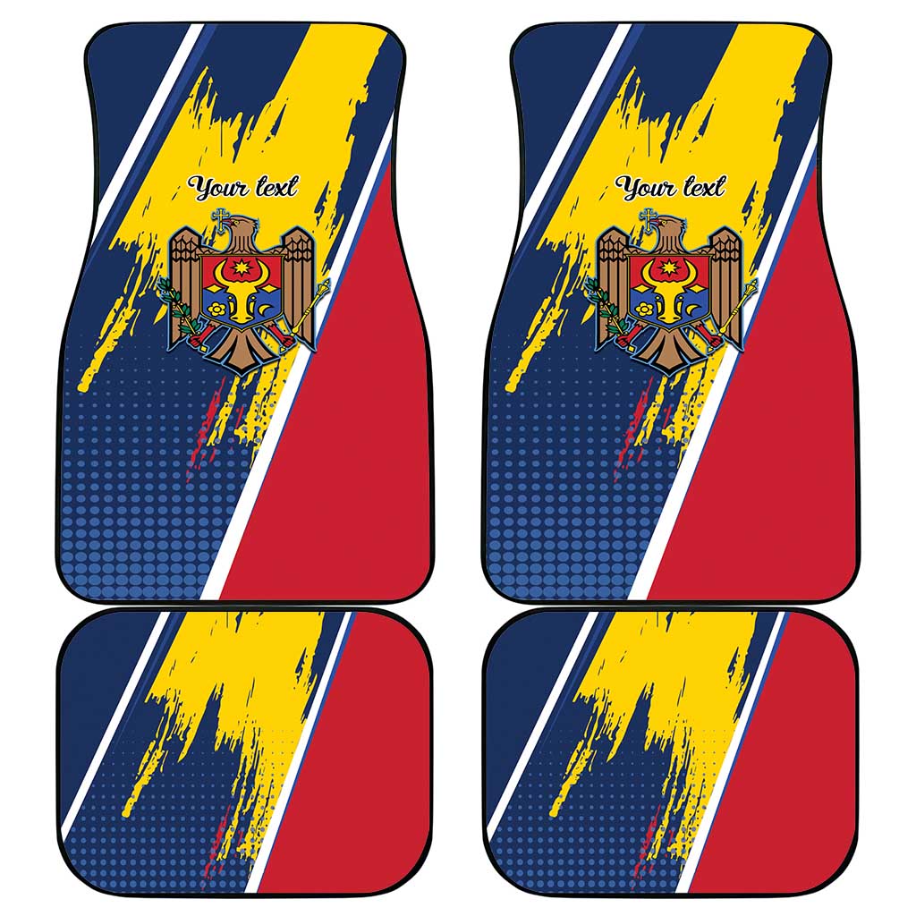 Personalized Moldova Independence Day 1991 Car Mats One People One Nation - Wonder Print Shop