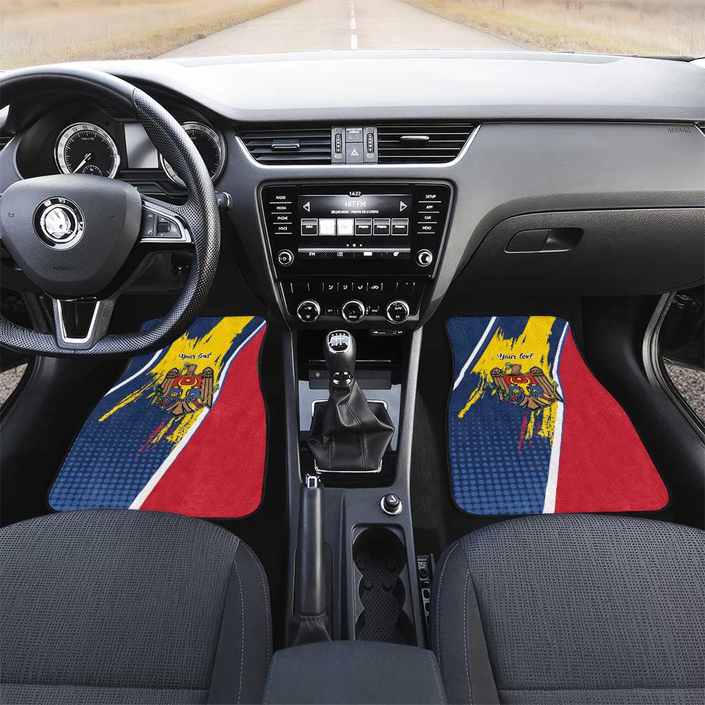 Personalized Moldova Independence Day 1991 Car Mats One People One Nation - Wonder Print Shop